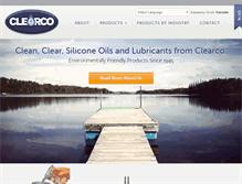 Tablet Screenshot of clearcoproducts.com